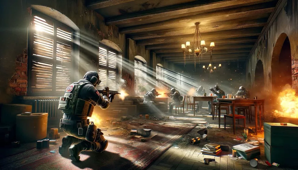 Изображение игры Кроссплатформенные игры на ПК: лучшие 5 из рейтингов Кроссплатформенная игра Rainbow Six Siege