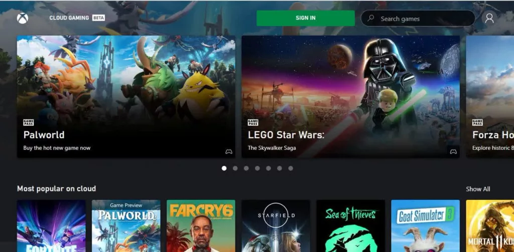 Изображение игры Какой облачный гейминг выбрать: 6 лучших сервисов для любого бюджета Xbox Cloud Gaming