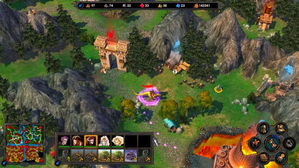 Изображение игры Лучшие стратегии для слабых ПК Heroes of Might and Magic